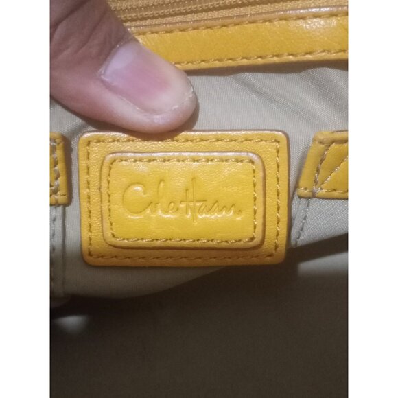 Beautiful Cole Haan Tan Brown Soft Leather Shoulder Handbag w/Double Handles - Picture 8 of 11